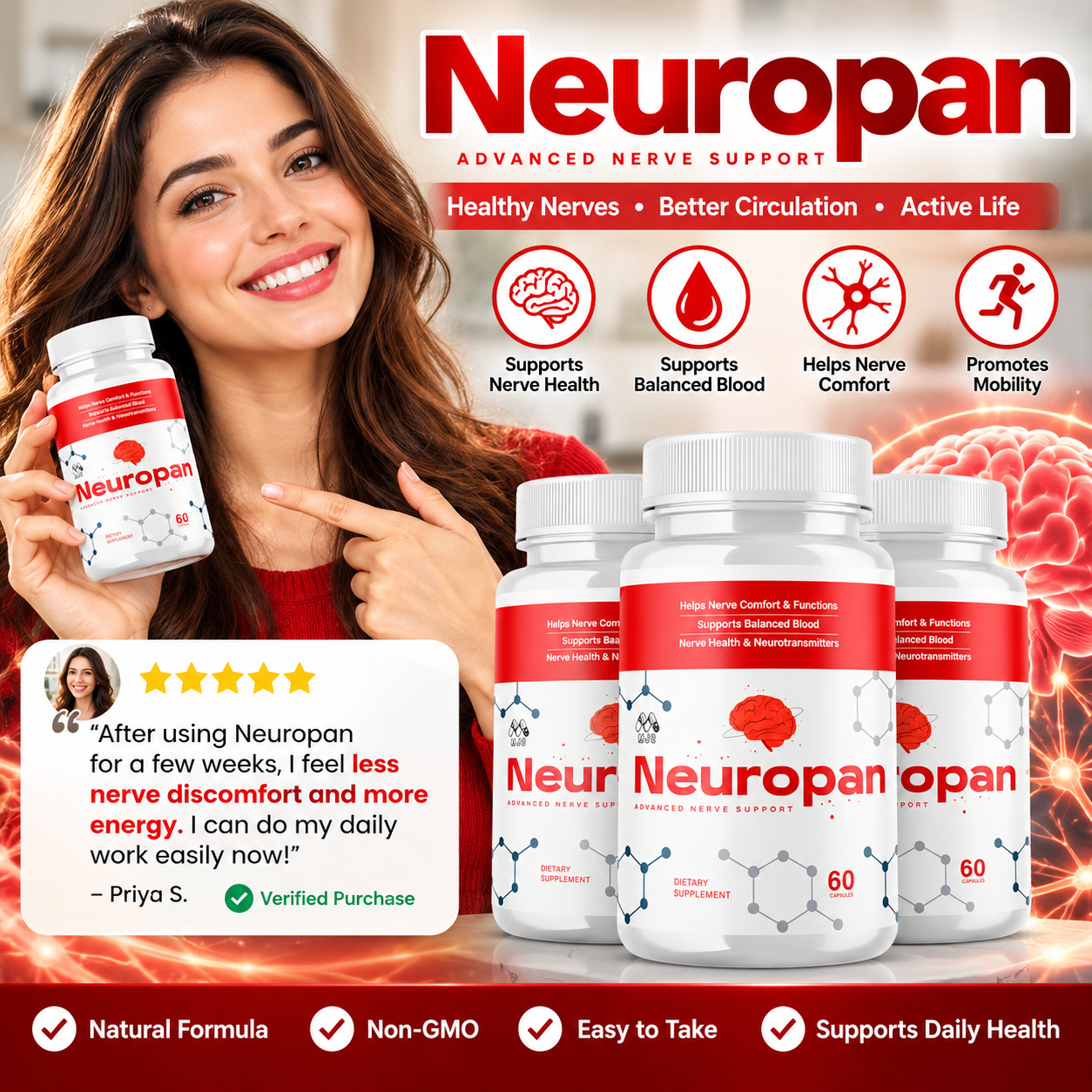 Neuropan customer using the supplement
